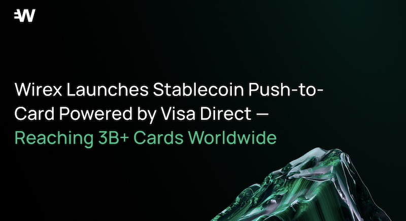 Wirex wprowadza stablecoin push-to-card obsługiwany przez Visa Direct